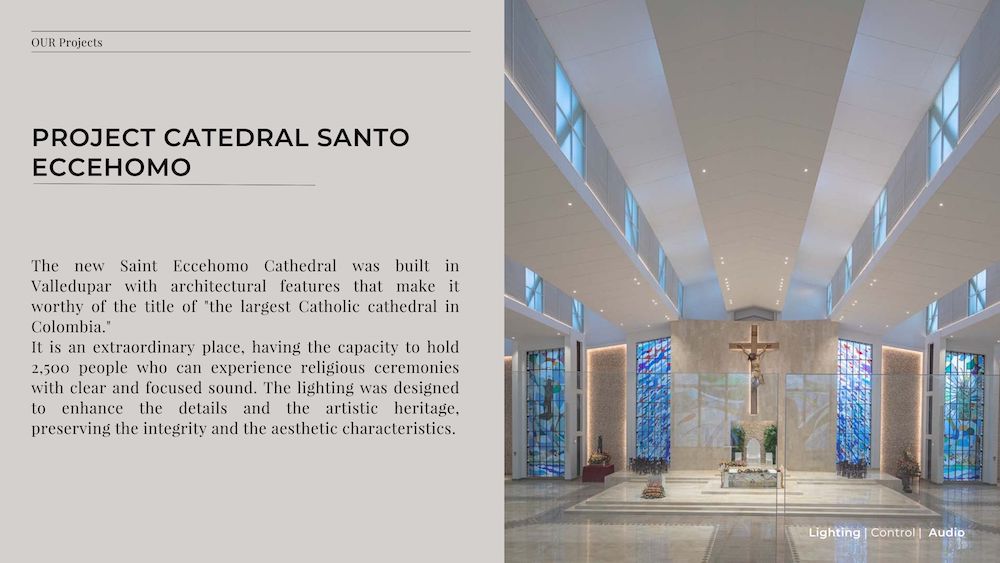 Audiovisual & Lighting Design Consultancy Services 3 Project Cathedral Santo Ecce Homo