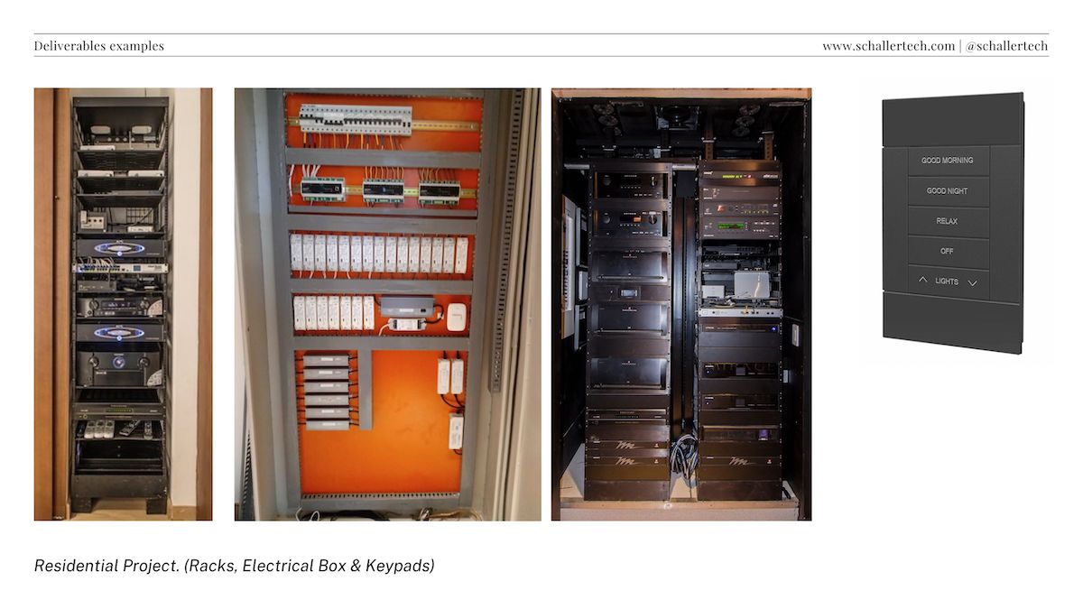Audiovisual & Lighting Design Consultancy Services 13 Racks & Light Panel Design