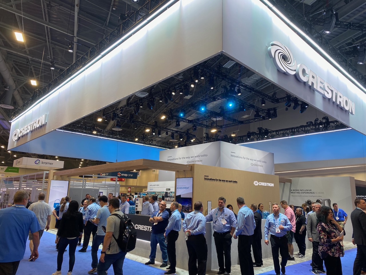 Crestron: Premium Representatives in Colombia 11 Visit to the Crestron Stand at Infocomm 2023 held in Las Vegas.