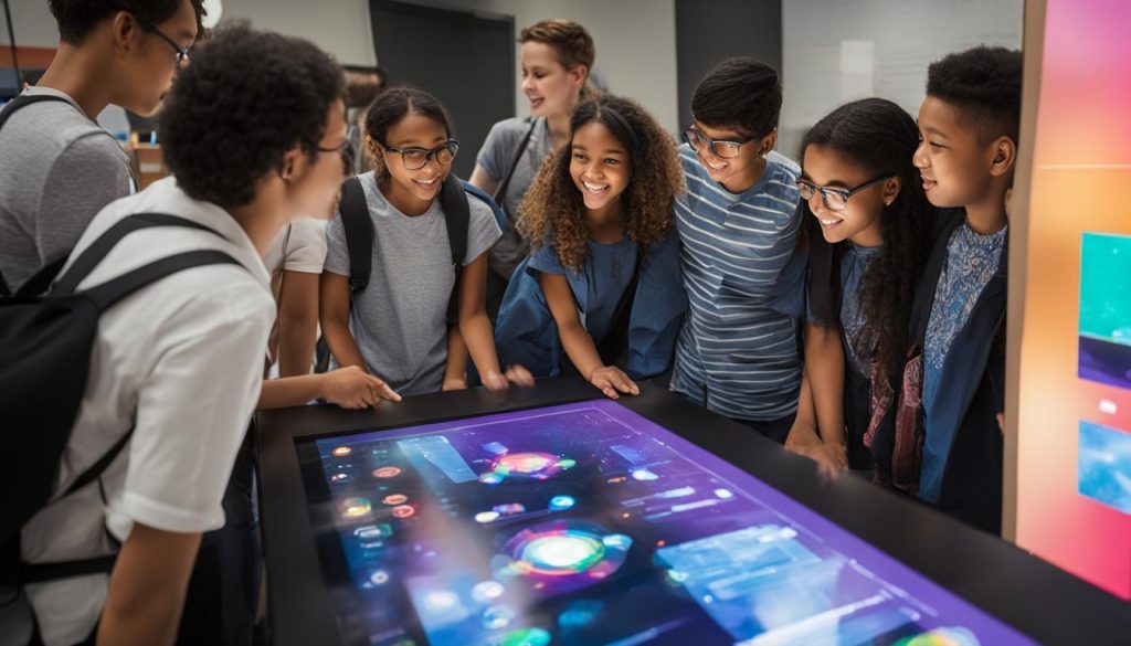 pantallas táctiles interactivas en la educación