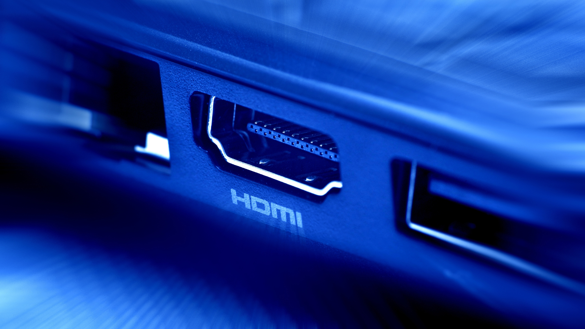 Tecnología HD-BaseT: Revolucionando la Transmisión de Alta Definición 1 Close-up of an HDMI port on an electronic device, illustrating the concept of high-definition transmission for the article ‘HD-BaseT Technology: Revolutionizing High-Definition Transmission’. Primer plano de un puerto HDMI en un dispositivo electrónico, ilustrando el concepto de transmisión de alta definición para el artículo ‘Tecnología HD-BaseT: Revolucionando la transmisión de alta definición’.