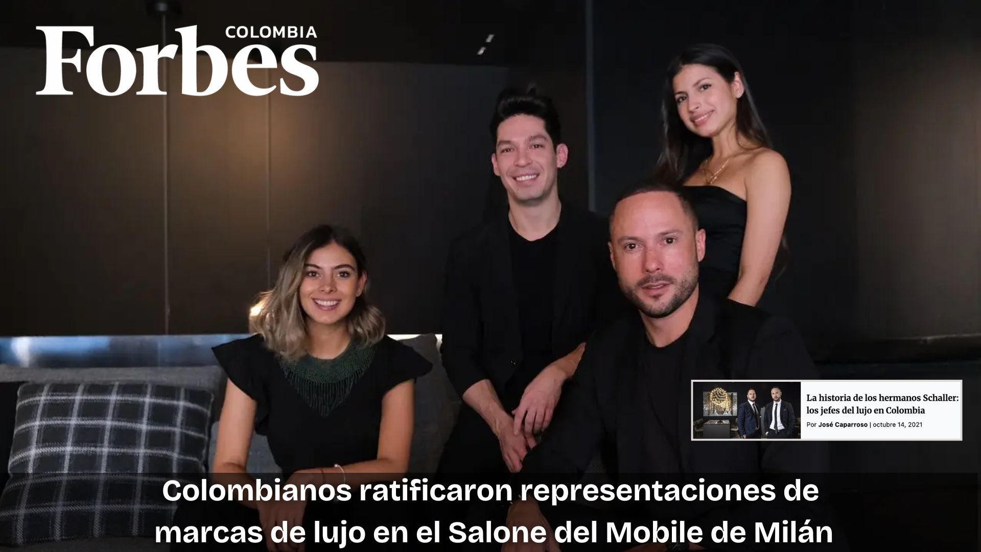 Colombianos ratificaron representaciones de marcas de lujo en el Salone del Mobile de Milán Artículo Forbes Colombia. Colombianos ratificaron representaciones de marcas de lujo en el Salone del Mobile de Milán